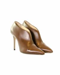 Tronchetto marrone in pelle Festa