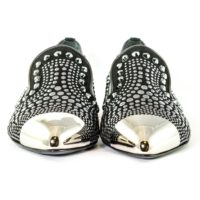 Scarpa punta alluminio e swarovsky Festa - immagine 4