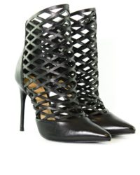 Decoltè nero pelle Schutz