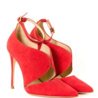 Decoltè rosso camoscio Schutz