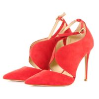 Decoltè rosso camoscio Schutz - immagine 4