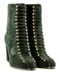 Stivaletto stringato nero WhatFor