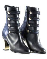 Tronchetto nero  e blu Tanya Heath