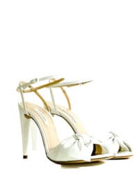 Sandalo bianco con fiocco Casadei