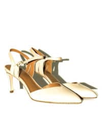 Sandalo vernice cipria Whatfor