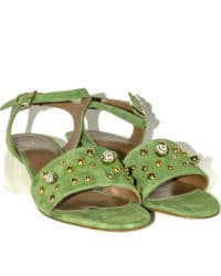 Sandalo basso verde ViaNolfi56