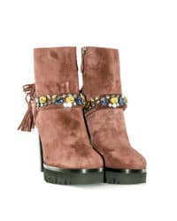 Tronchetto bordoux con accessorio Gozzi