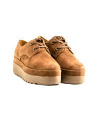 Scarpa allacciata marrone What for