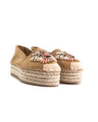 Espadrillas gioiello beige Fiorina