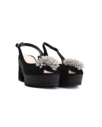 Zeppa chanel nera Toschi