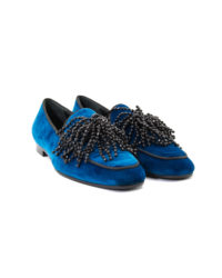 Pantofola bluette Festa