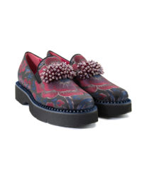 Slip-on in tessuto fiorato 181