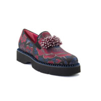 Slip-on in tessuto fiorato 181 - immagine 3