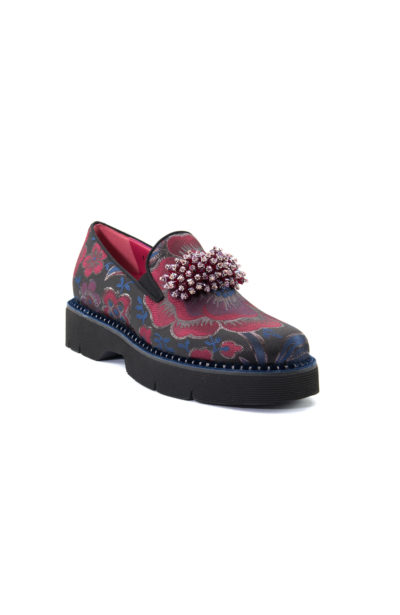 Slip-on in tessuto fiorato 181 - Image 3