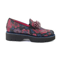Slip-on in tessuto fiorato 181 - immagine 4