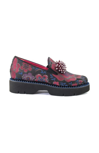 Slip-on in tessuto fiorato 181 - Image 4