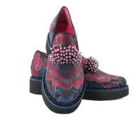Slip-on in tessuto fiorato 181 - immagine 2