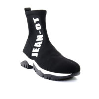 Stivaletto elasticizzato nero bianca Jeannot - immagine 2