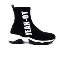 Stivaletto elasticizzato nero bianca Jeannot - immagine 3