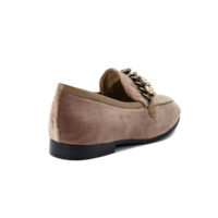 Mocassino velluto beige LolaCruz - immagine 4