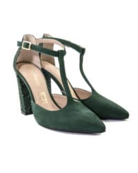 Decoltè verde damascata Rossi