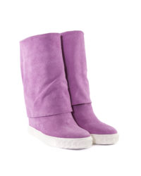 Stivale sneakers rosa Casadei