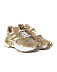 Sneakers oro Casadei