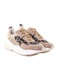 Sneakers cipria e maculata Lolacruz