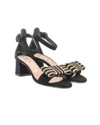 Sandalo nero e oro Festa