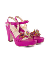 Sandalo fuxia gioiello Fiorenza
