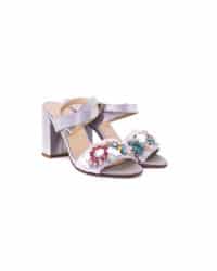 Sandalo grigio gioiello Kontessa