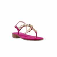 Sandalo fuxia multicolor Fiorenza - immagine 2