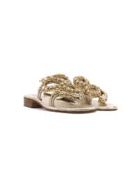 Sandalo serpente oro Fiorenza