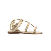 Sandalo oro con borchie oro Fiorenza - immagine 3