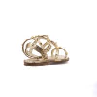 Sandalo oro con borchie oro Fiorenza - immagine 4