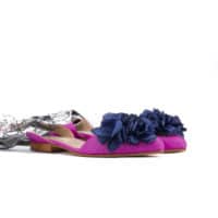Pantofola fuxia con rose blu Pokemaoke