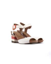 Sandalo bianco arancio  Rossi