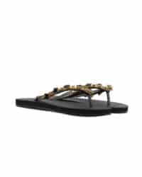 Infradito nera stelle Uzurii