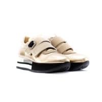 Sneakers alta oro di Jeannot