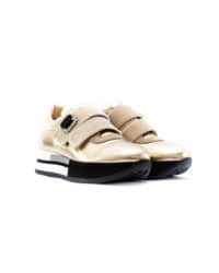 Sneakers alta oro di Jeannot