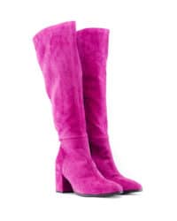 Stivale camoscio fuxia di Jeannot