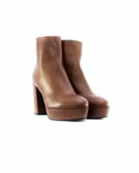 Tronchetto platform cuoio Tattoo