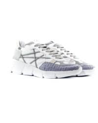 Sneakers grigia pois L4K3