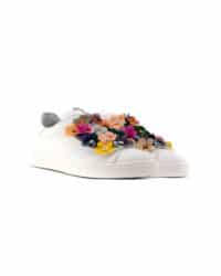 Sneakers bianca fiori Pokemaoke