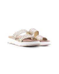 Ciabatta oro treccia Nunu'