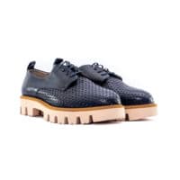Scarpa allacciata blu Le Petit