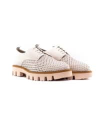 Scarpa allacciata ecru' Le Petit