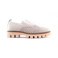 Scarpa allacciata ecru' Le Petit - immagine 3