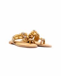 Sandalo stelle oro Alma