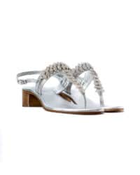 Sandalo argento Fiorenza